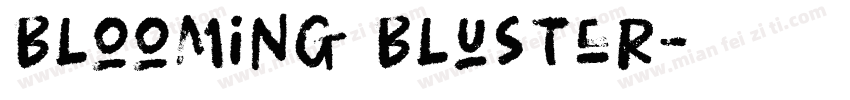Blooming Bluster字体转换